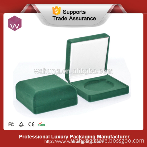 green color plastic coin box for gift